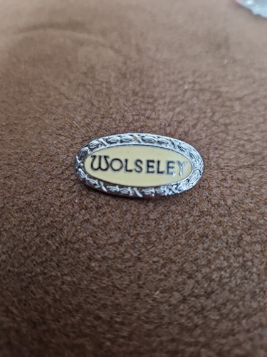 Wolseley cars enamel badge - cars,