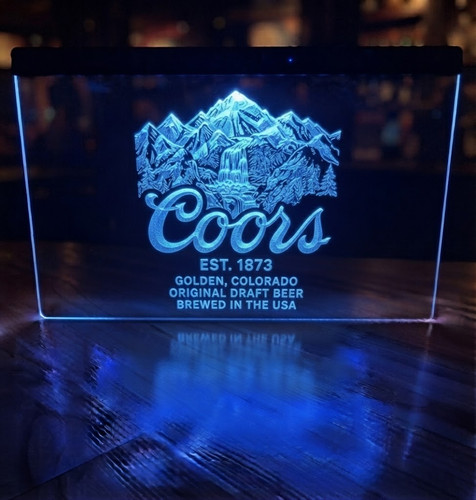 Coors beer original draft led - beer,
