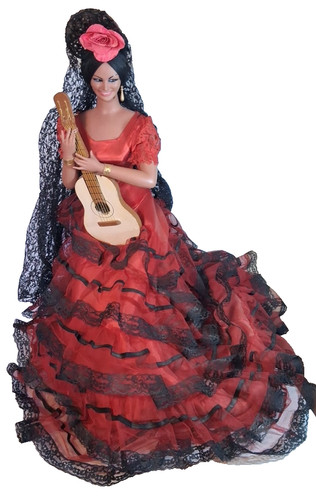 Vintage large spanish - vintage, doll