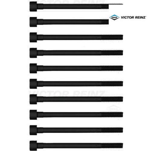 Cylinder head bolt set victor - bolt,