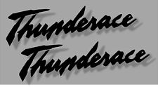 2x Thunderace sticker, decals
