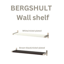 IKEA BERGSHULT GRANHULT Wall Shelf with Brackets Storage Display 80x20 cm