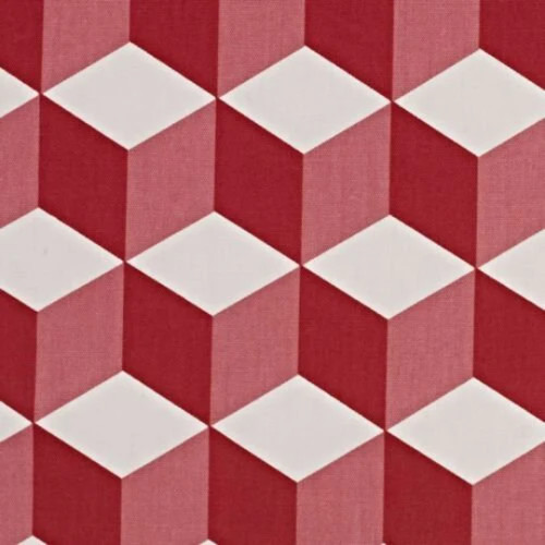 Cube box flame red geometric - box,