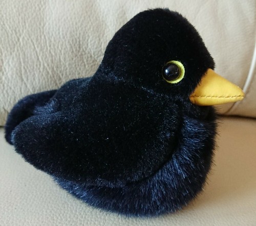 Black bird with sounds plush - sounds,