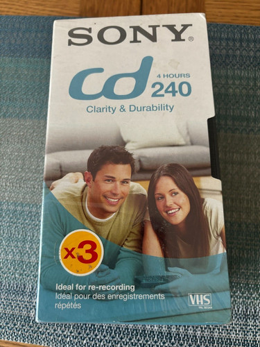 Sony hour 240cdf vhs - 4,