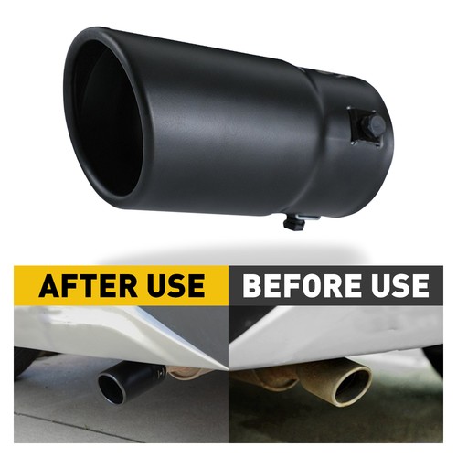 Car tip exhaust muffler black - tip,