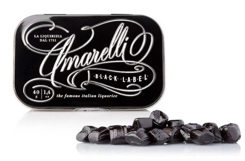 Amarelli black label - label”, 40g