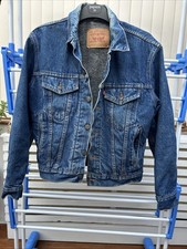 Vintage Genuine Levi Jacket Blanket Lined Size 38 Purchased In USA Florida