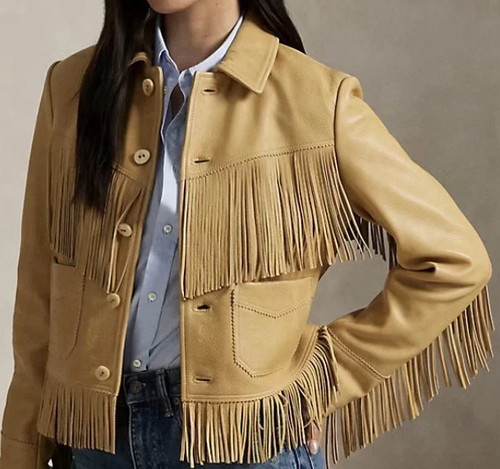 Latest fringe jacket women - jacket, women's