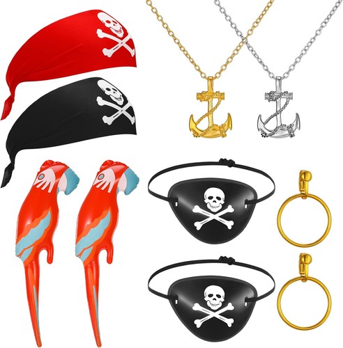 Friusate 10pcs pirate costume - 10pcs,