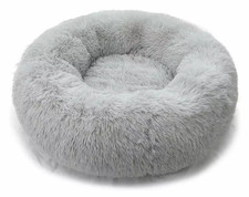 Medium Dog Bed Comfy Calming Donut Washable Anti-Slip Durable - Ripped A Bit