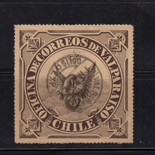 CHILE Valparaiso winged wheel