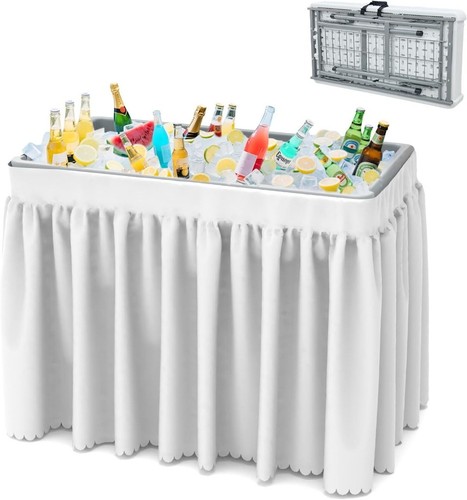 Folding ice cooler table - ice,