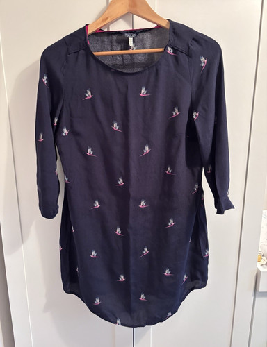 Joules navy bird print 4 - joules,