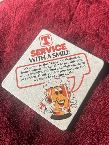 Service with smile tennent - t,