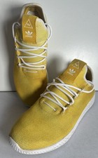 Adidas Pharrell x Tennis Hu Holi Bright Yellow/White Trainers - UK Size 7.5