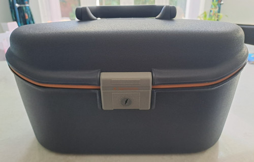 Blue samsonite vanity make - vanity, make-up