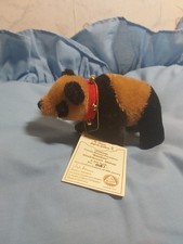 Vintage Hermann Original Panda Standing Teddy Bear Retired