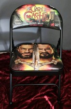 WWE Clash At The Castle Cardiff 2022 Commemorative Ringside Chair Rare WWE Event