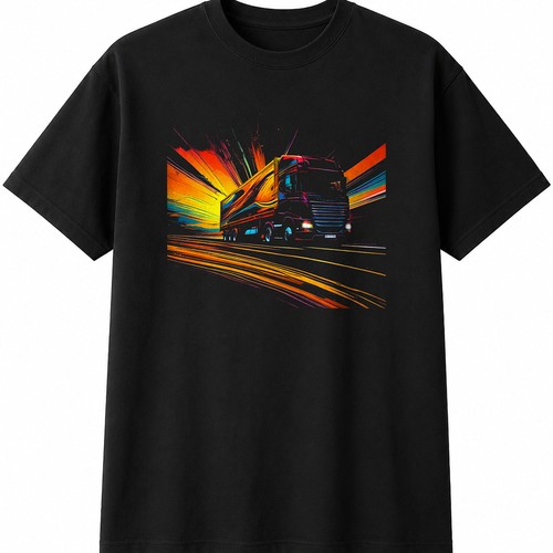 Hgv lorry retro - mens, womens