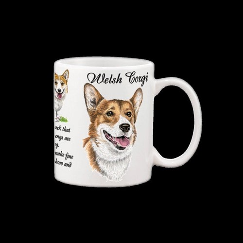 Welsh corgi dog mug - welsh,