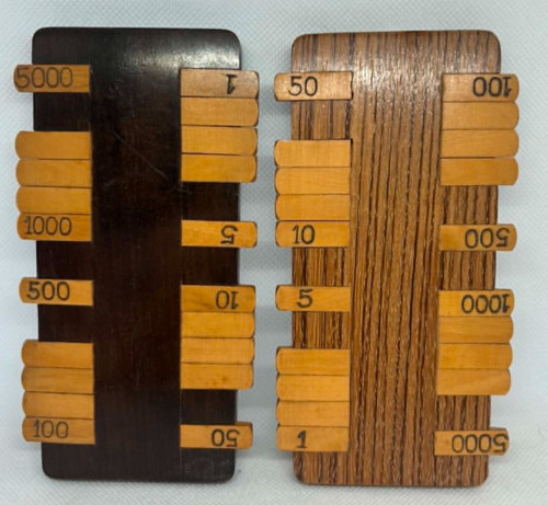 Bezique wooden bridge - wooden, game