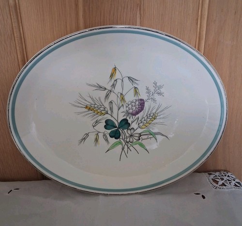 Vintage oval plate - oval, by