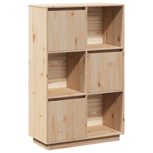 Solid wood pine highboard - wood,