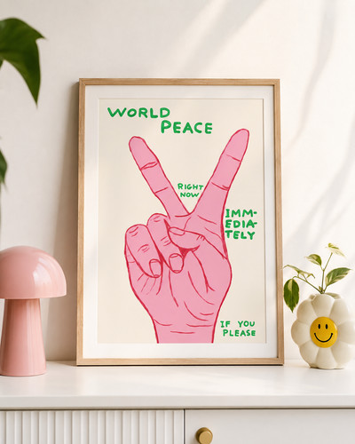 David shrigley world peace - shrigley,