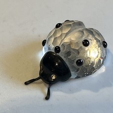 Vintage Swarovski Crystal Ladybird Ladybug Figurine In the Secret Garden 190858