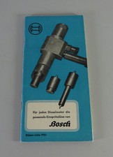 Catalog bosch fuel - bosch, injectors