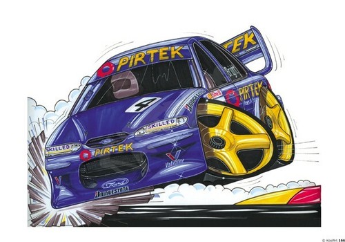 Ford falcon atcc blue - ford, koolart