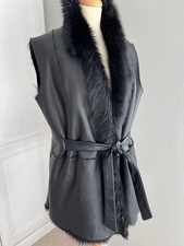 Shearling Leather jacket gilet