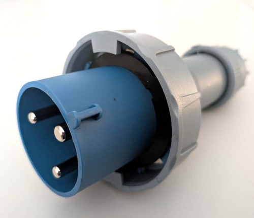 63amp pin blue 240v e - 63amp, 2p+e