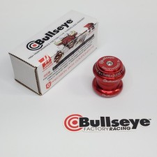 NEW - BULLSEYE BMX 1 1/8" RACEWORKS PRESS IN HEADSET - RED ANO ANODIZED COLOR