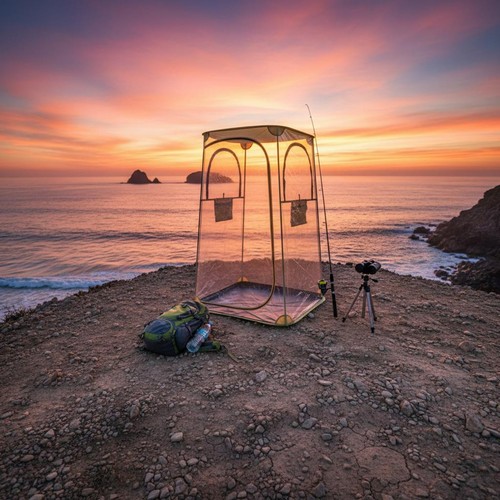 Clear pvc viewing shelter - viewing,