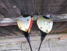 Ping Eye 2 Black Dot Driver 1 & 5 Wood Karsten 43" NEED NEW GRIPS READ NOTES