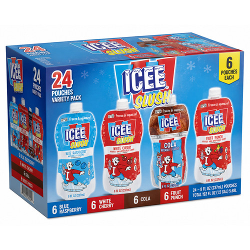 Icee slush pouches variety - icee,