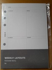 Kikki.k B6 Planner Refill, 52