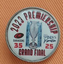 2023 SARACENS V SALE PREMIERSHIP GRAND FINAL rugby PIN Badge 