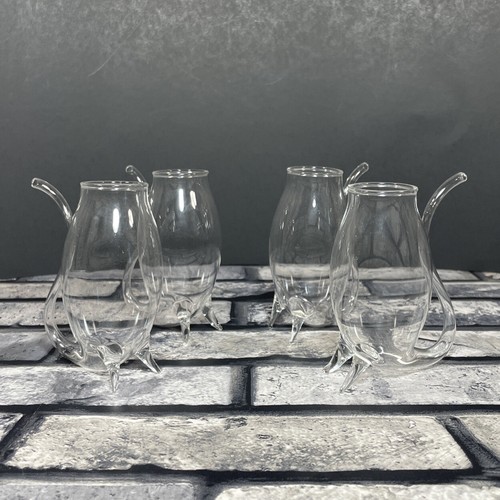 Blown glass port wine - blown, sippers