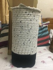 Next New Natural And Black Mono Toilet Roll Store