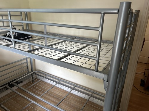 Metal bunkbed and sofa set - metal,