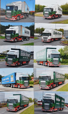 6 X 4 TRUCK PHOTOS  EDDIE STOBART /  TRANSPORT TRUCKS X 10  LOT 111