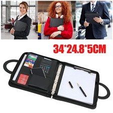 Black A4 Conference Folder