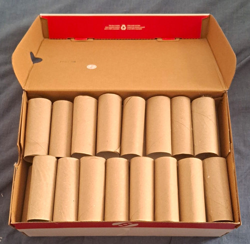Lot empty brown cardboard - lot,