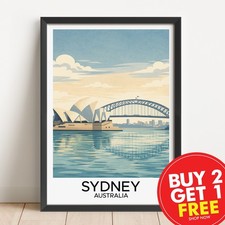 Sydney australia travel print - travel,