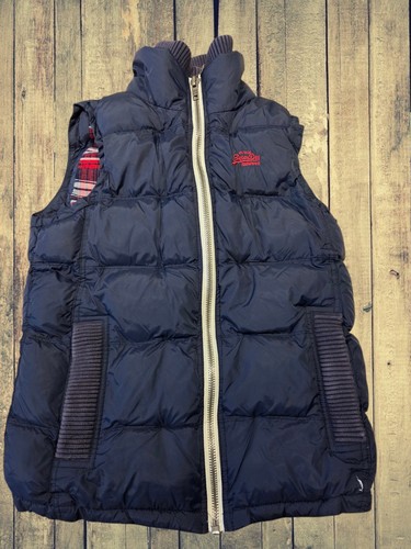 Superdry mens gilet - superdry, navy