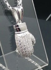 925 Silver CZ Boxing Glove