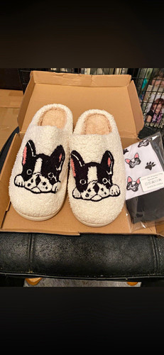 Women white fleece - women's, dog